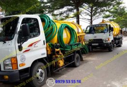 Hút cặn phân bể phốt Dĩ An Bình Dương