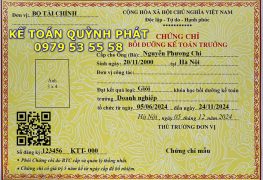 Học lấy bằng kế toán trưởng tại Bình Dương